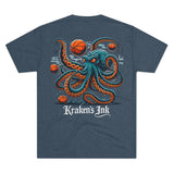 Kraken's Ink Hoops Tri-Blend Crew Tee
