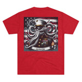 Kraken's Ink Semper Fi Unisex Tri-Blend Crew Tee
