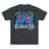 Kraken's Ink Miami Unisex Tri-Blend Crew Tee