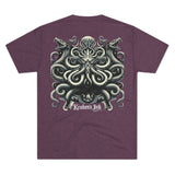 Kraken's Ink Dragon Swirl Unisex Tri-Blend Crew Tee