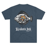 Kraken's Ink FL Flounder Unisex Tri-Blend Crew