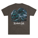 Kraken's Ink F1 Unisex Tri-Blend Crew Tee