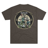 Kraken's Ink Pinup Girl Unisex Tri-Blend Crew Tee