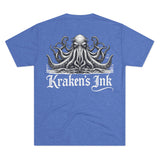 Kraken's Ink Portrait Unisex Tri-Blend Crew Tee