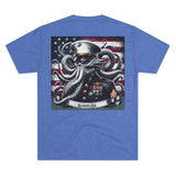 Kraken's Ink Semper Fi Unisex Tri-Blend Crew Tee