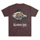 Kraken's Ink FL Flounder Unisex Tri-Blend Crew