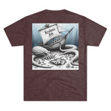 Kraken's Ink Shipwreck Unisex Tri-Blend Crew