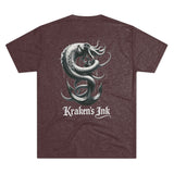 Kraken's Ink Anchor Ride Unisex Tri-Blend Crew Tee