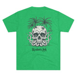 Kraken's Ink Skull Island Unisex Tri-Blend Crew Tee
