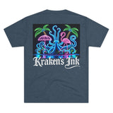 Kraken's Ink Miami Unisex Tri-Blend Crew Tee