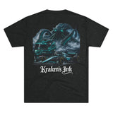 Kraken's Ink F1 Unisex Tri-Blend Crew Tee