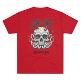 Kraken's Ink Skull Island Unisex Tri-Blend Crew Tee