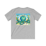 Kraken's Ink Let's Play Unisex Kids Softstyle Tee