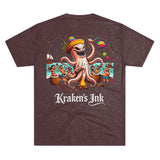 Kraken's Ink Fiesta Unisex Tri-Blend Crew Tee