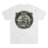 Kraken's Ink Pinup Girl Unisex Tri-Blend Crew Tee