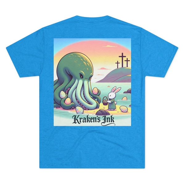 Kraken's Ink Easter Tri-Blend Crew Tee