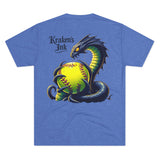 Kraken's Ink Softball Unisex Tri-Blend Crew Tee