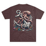 Kraken's Ink Anchor Love Unisex Tri-Blend Tee