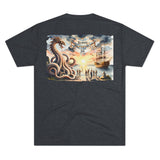 Kraken's Ink Odyssey Unisex Tri-Blend Crew Tee