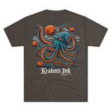 Kraken's Ink Hoops Tri-Blend Crew Tee