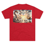Kraken's Ink Odyssey Unisex Tri-Blend Crew Tee