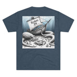 Kraken's Ink Shipwreck Unisex Tri-Blend Crew