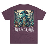 Kraken's Ink Explorer Unisex Tri-Blend Crew Tee