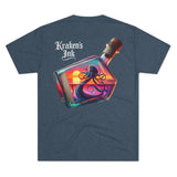 Kraken's Ink Sunset Bottle Unisex Tri-Blend Crew Tee