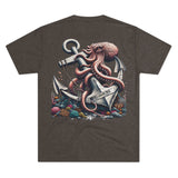 Kraken's Ink Anchor Love Unisex Tri-Blend Tee