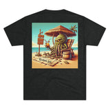 Kraken's Ink Beach Livin' Unisex Tri-Blend Crew Tee