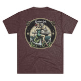 Kraken's Ink Pinup Girl Unisex Tri-Blend Crew Tee
