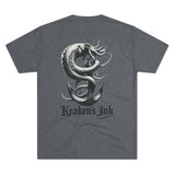 Kraken's Ink Anchor Ride Unisex Tri-Blend Crew Tee