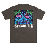 Kraken's Ink Miami Unisex Tri-Blend Crew Tee