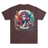 Kraken's Ink Mermaid Glam Unisex Tri-Blend Crew Tee