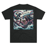 Kraken's Ink Pirate Defense Unisex Tri-Blend Crew Tee